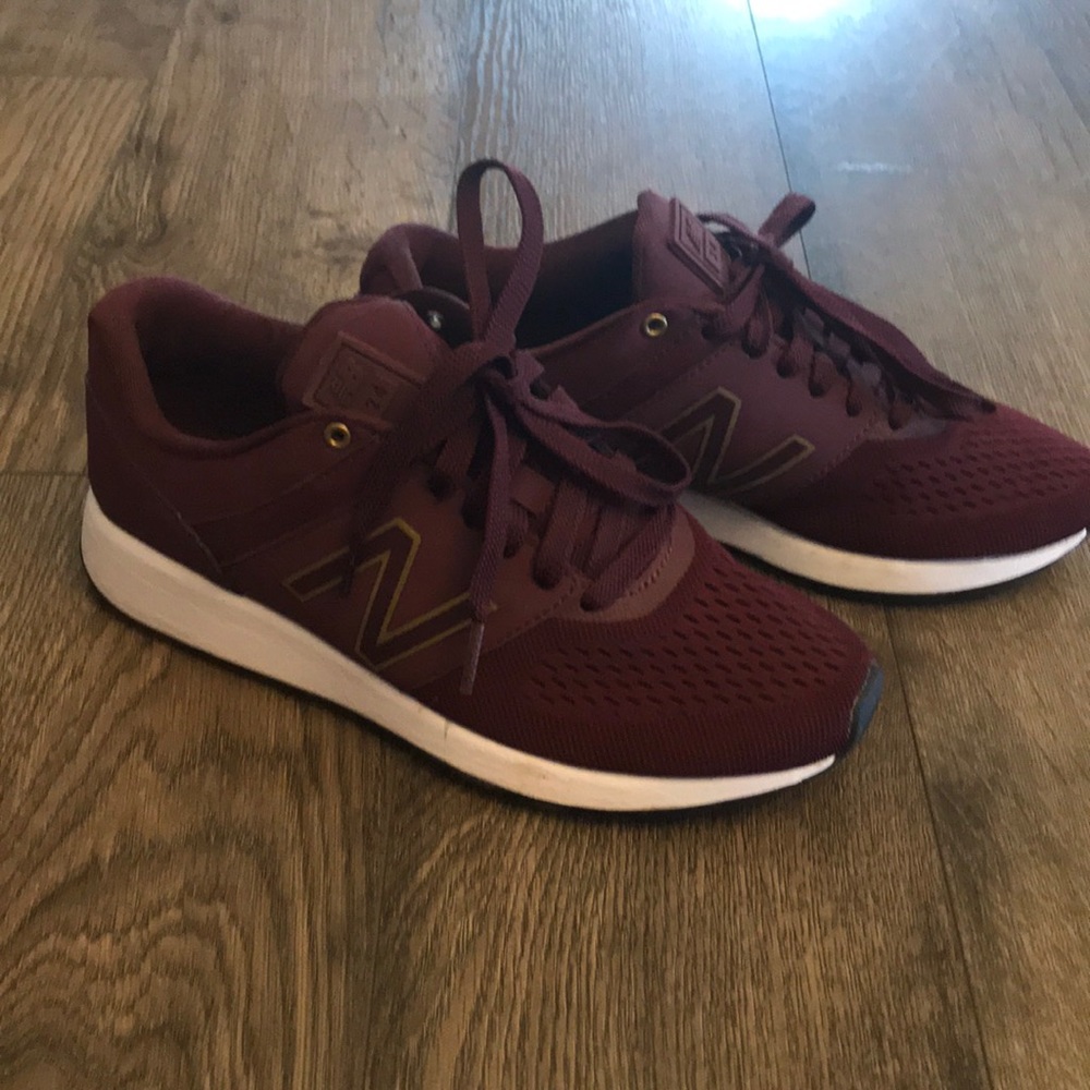 Burgundy New Balance Sneakers